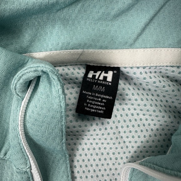 Helly Hansen Blue Long Sleeve 1/4 Zip Midlayer Women's Shirt Base layer M - Picture 2 of 7